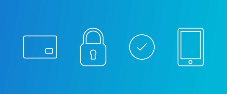 Icons related to tokenisation including, security lock, card, and payment successful